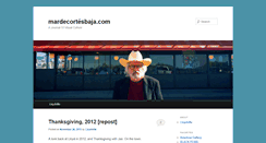 Desktop Screenshot of mardecortesbaja.com